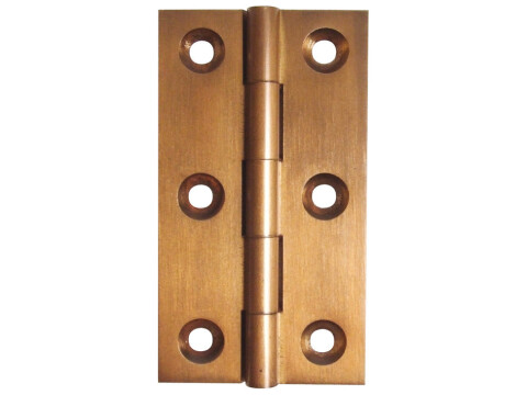 Broad Style Hinge, 64 x 35 mm, Brass