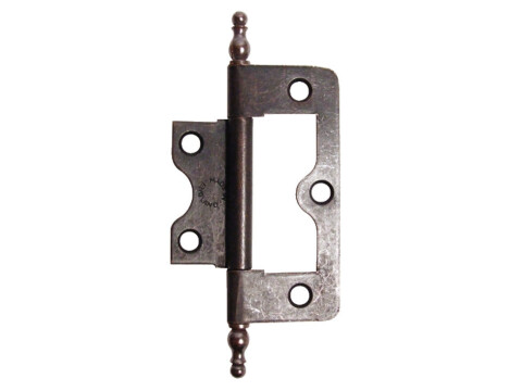 Flush Hinge, Medium Duty, for Inset Doors, Length 88 mm, Steel/Zinc Alloy