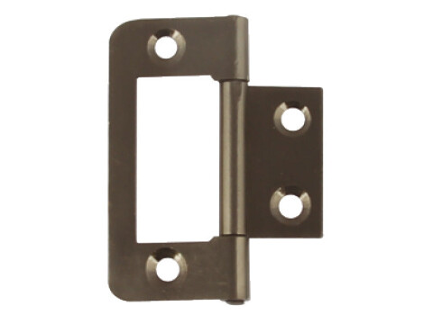 Flush Hinge, Steel, 105