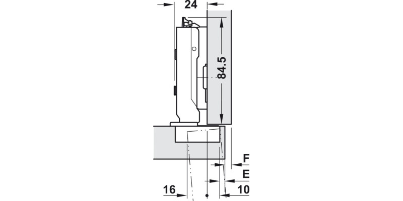 Tiomos 95D Hinge Click wo SC SF Full