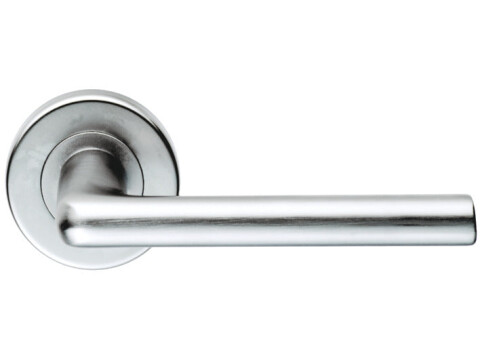 Lever Handles, on Round Roses, Zinc Alloy, San Lorenzo