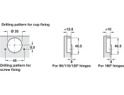 Tiomos 110D Hinge Click SC Ins Night/Ant