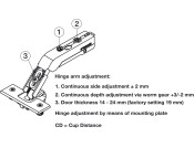 Tiomos PCC Pie Cut Hinge Click wo SC SF