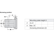 Tiomos M0 125D Hinge No Cup w Int Damp