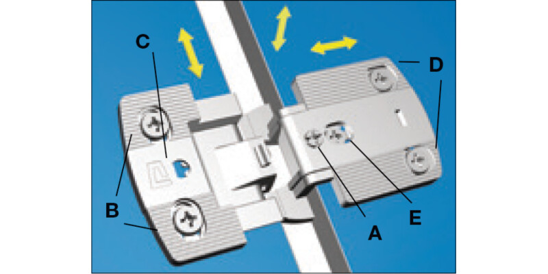 270/240D Hinge 5mm ExAxle 3.5mm 10/13