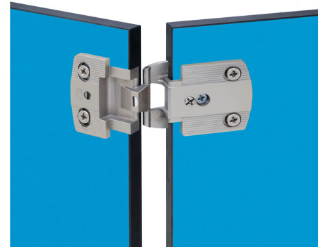 Exposed Axle Hinge, 270/240deg, with 5 mm Exposed Axle, for Thin Doors