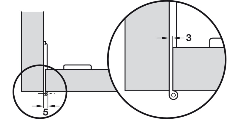 Aximat 300 180D Sgl PivotHinge Arm Quick
