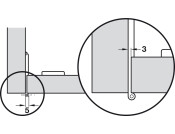 Aximat 300 180D Sgl PivotHinge Arm Quick