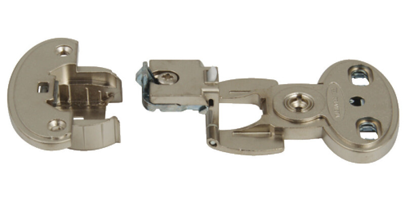 Exposed Axle Hinge Arm, 180deg Single Pivot, for Inset Doors, Quick Mounting, Axim