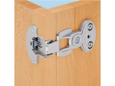 Exposed Axle Hinge Arm, 180deg Single Pivot, for Inset Doors, Screw Fixing, Aximat