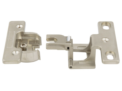 Exposed Axle Hinge, 270deg, Full Overlay, with Short Hinge Arm