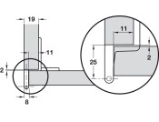Aximat 300 270D Sgl PivotHinge Arm Quick