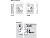180D Hinge for Folding Doors ScrFix