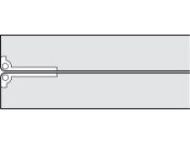 Self Support Fold Table Hinge Brass PNP