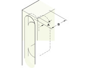 220 Soss Hinge 48-51mm BP Body St Links