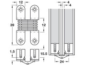 180D Concealed Hinge 18-20mm SF BPS