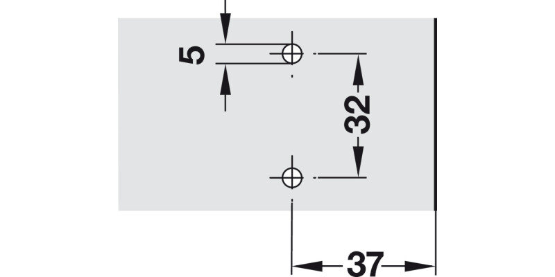 Duomatic 3mm Mounting Plate SM Cruci Euro