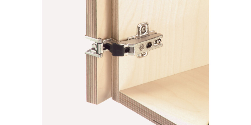 Concealed Cup Hinge with Exposed Axle, 270deg Nexis, with &Oslash; 30 mm Cup, Full Overla