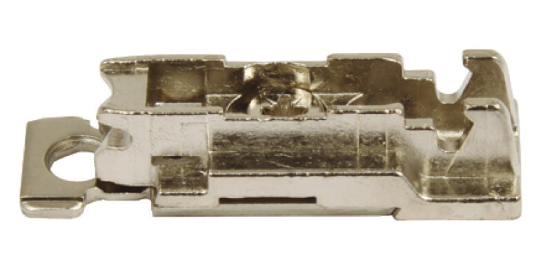 Mounting Plate, Straight Cam Adjusting, for Grass Click On System Hinges