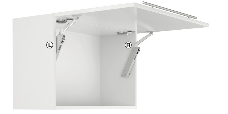 Single Door Flap Fitting, Individual Set for One-Sided Application, Free Flap H