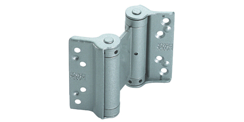 Spring Hinge, Double Action, 75 x 66 mm, Steel