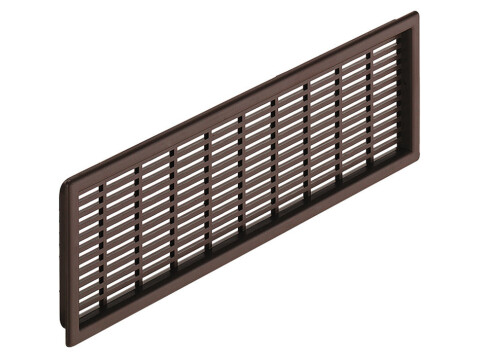 Ventilation Grille, for Recess Mounting, with Flanged Rim