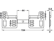 Libra WP2 Double Wall Fixing Plate SZP
