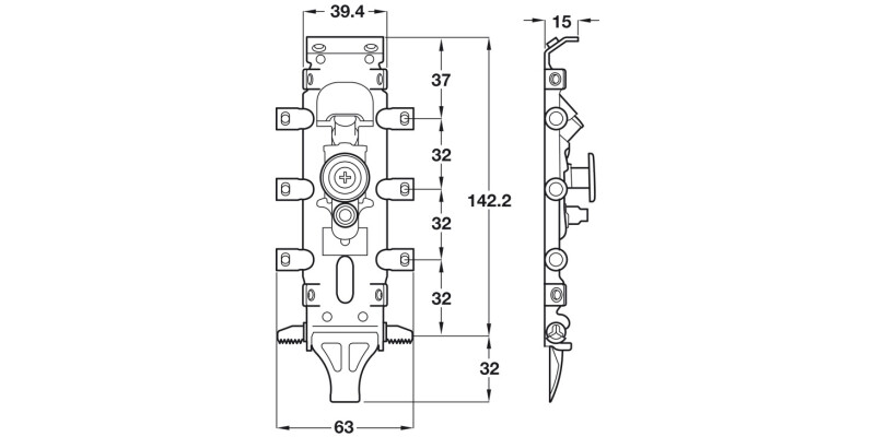 Libra H2 Cabinet Hanger Conc UH SZP