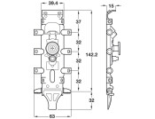 Libra H2 Cabinet Hanger Conc UH SZP