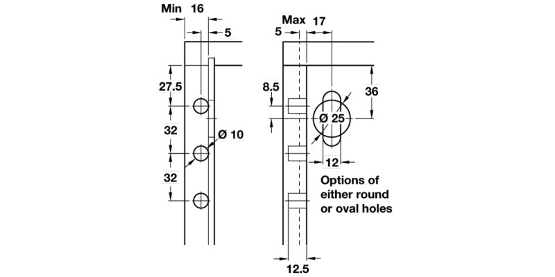 Traser-8 Cab Hanger Knock-in LH SZP