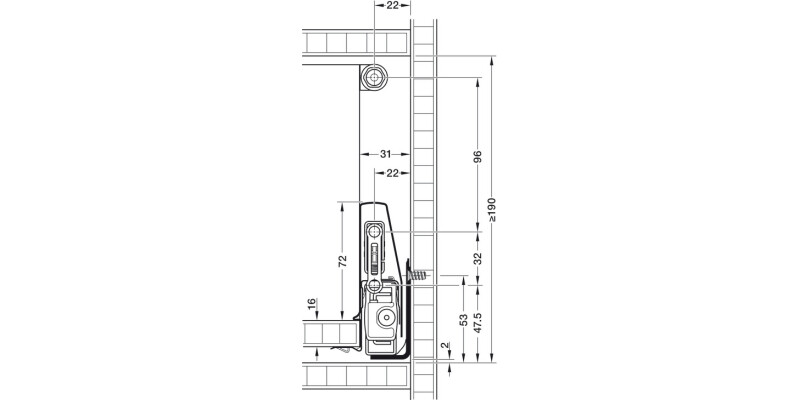 MX Round Rail Set 450mm Gry/Slv