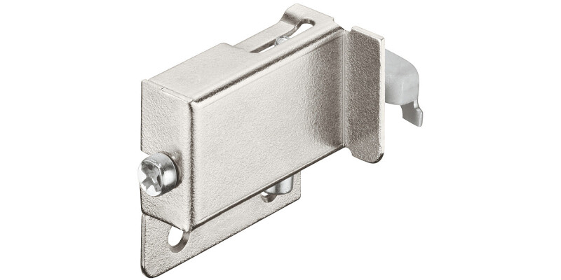 Cabinet Hanger, for Screw Fixing with Three Way Adjustment, Steel