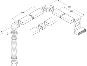 Sys5-5a Ducting Set x3m White
