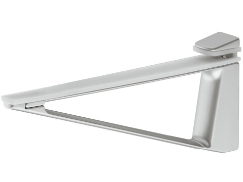 Shelf Support, Screw Fixing, for 4-45 mm Thickness