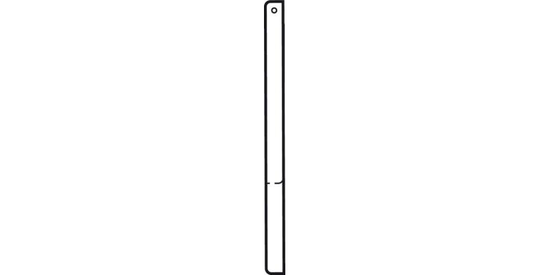 Hinged Bracket Adj 400mm 200kg/Pr St Gal