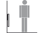 Hinged Bracket Adj 400mm 200kg/Pr White
