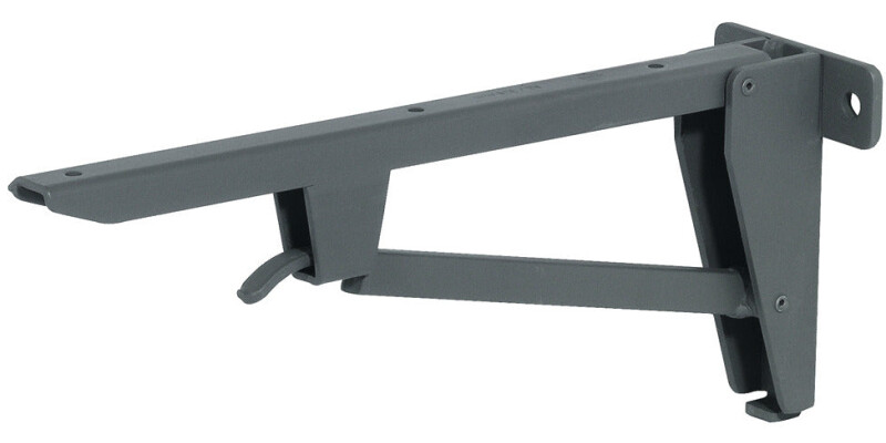 Folding Bracket, Light Duty, Screw Fixing, Load Bearing Capacity 150 kg per pair