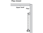 Lid Stay Firmatop 250mm Sprung Brass CP