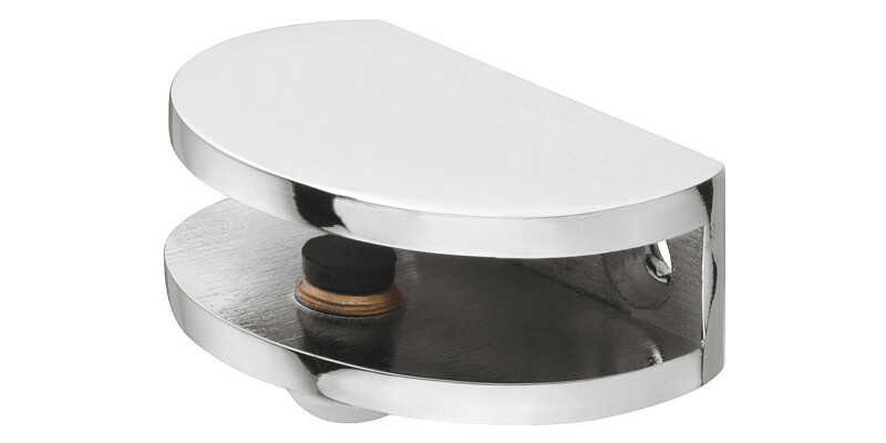 Shelf Support, Clamp Design, Screw Fixing, for Glass and Wooden Shelves