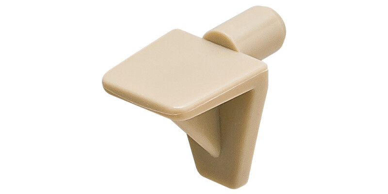 Shelf Support, Plug in, for &Oslash; 5 mm Hole with Grooved Plug
