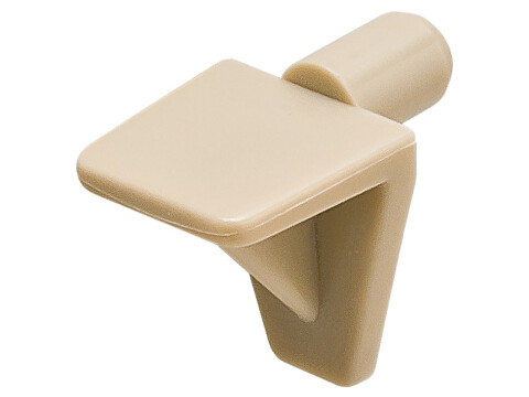 Shelf Support, Plug in, for &Oslash; 5 mm Hole with Grooved Plug