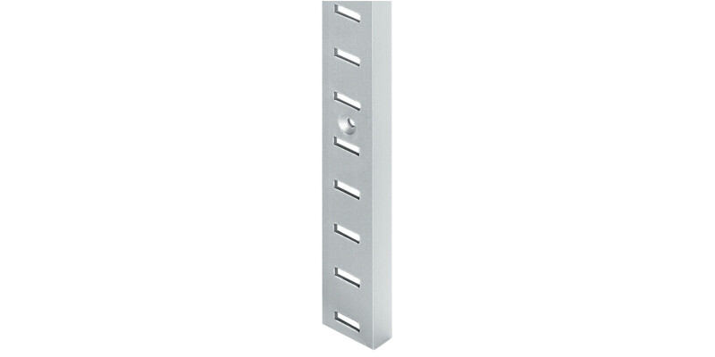 Shelf Support Strip, Screw Fixing, Aluminium, 20 x 8 mm