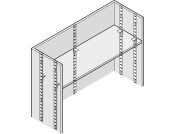 Flat Bookcase Strip 1829mm Steel BZP