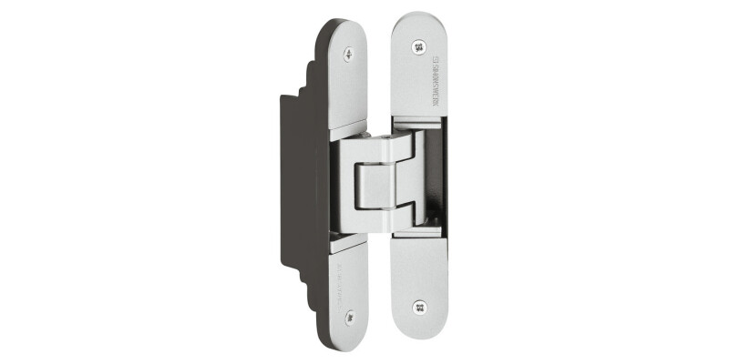 3D Hinge, 180deg, Aluminium, Zinc Diecast and Steel, Tectus TE 340