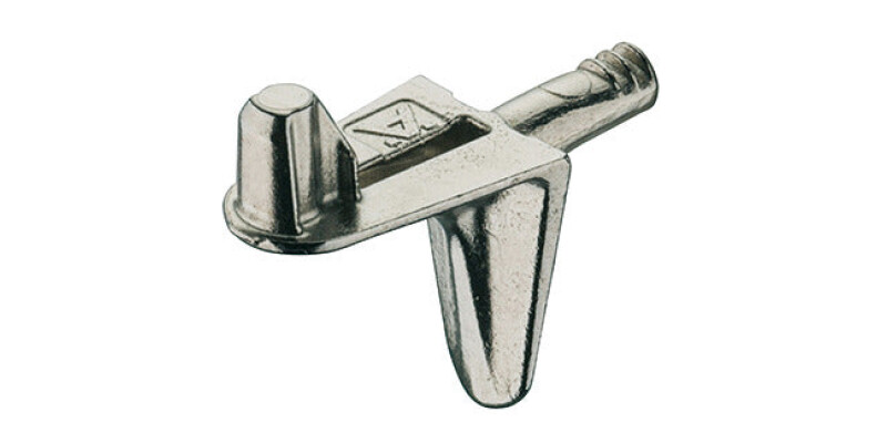 Shelf Support, Plug in, for &Oslash; 3 mm Holes, Zinc Alloy