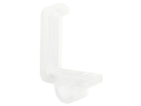 Shelf Retainer, for Use with Plug in Shelf Support, for 19 mm Shelf Thickness