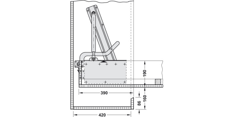 Bed Fitting Side Set Anthracite 9011