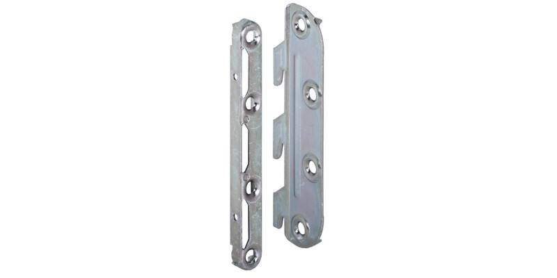 Bed Fittings, Noval K, Strike Plate Height 100-130 mm, Steel