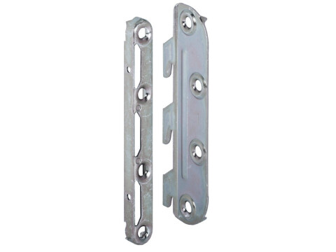 Bed Fittings, Noval K, Strike Plate Height 100-130 mm, Steel