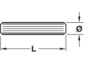 BP Beechwood Dowel FSC D5x25mm